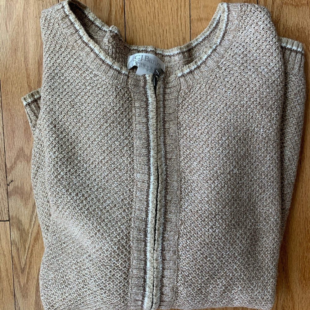CJ Banks zip cardigan